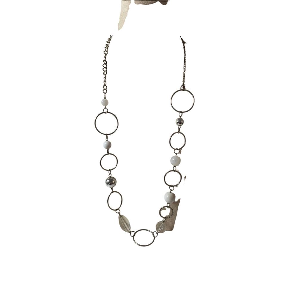Chunky Statement Necklace - Retro 90s Art Deco Style